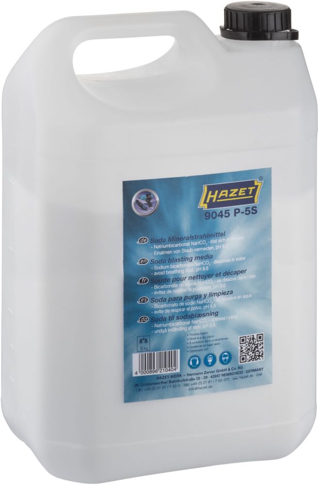 Produktbild Hazet Soda Mineralstrahlmittel für Verschmutzungen 9045P-5S