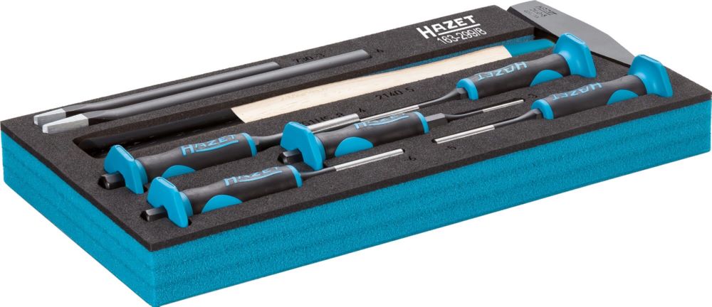 Produktbild Hazet Splinttreiber Satz 163-299/8 Außen Doppelsechskant mit 8 Teilen bild 3
