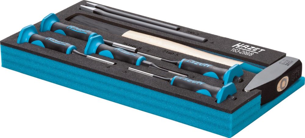 Produktbild Hazet Splinttreiber Satz 163-299/8 Außen Doppelsechskant mit 8 Teilen bild 4