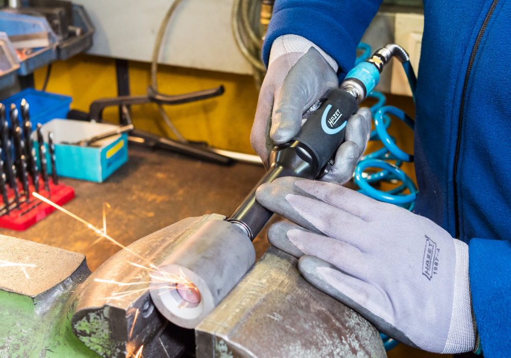 Produktbild Hazet Stabschleifer gerade lang 9032LG-1 Länge 285 mm bild 2