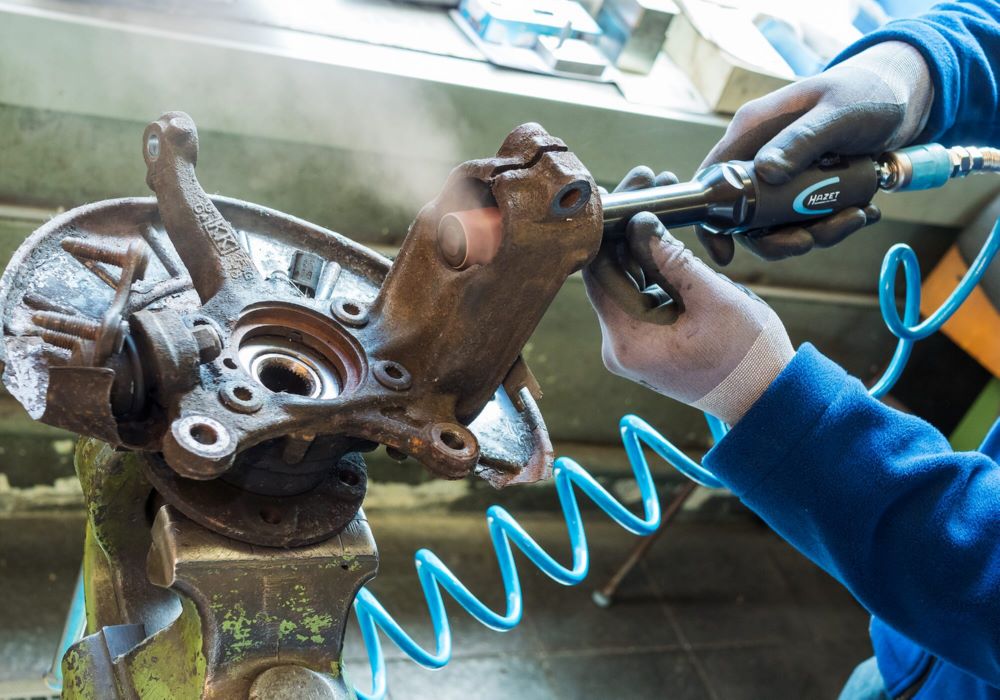 Produktbild Hazet Stabschleifer gerade lang 9032LG-1 Länge 285 mm bild 3