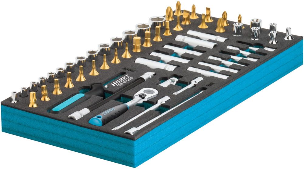 Produktbild Hazet Steckschlüssel Satz 163-490/60 1/4 Zoll 3-14 E4-E10 60 teilig bild 4