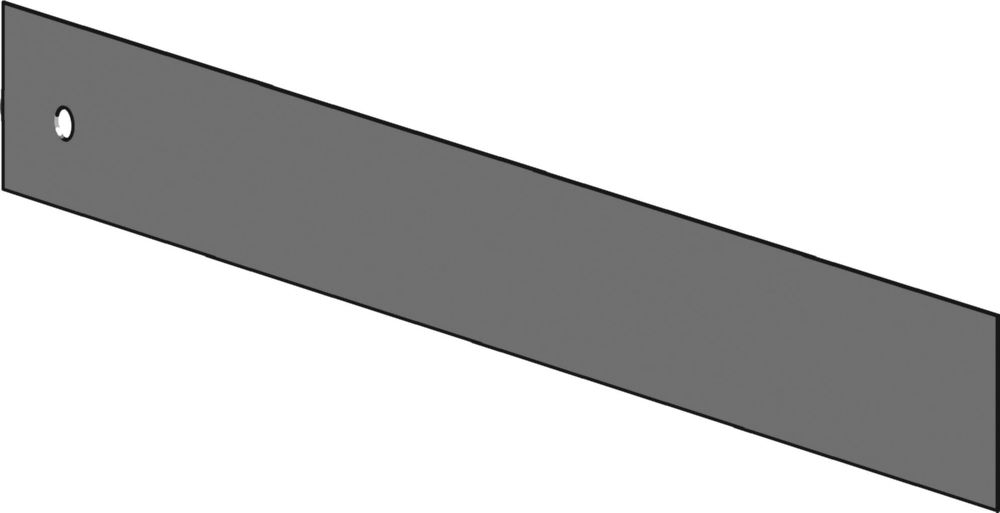 Produktbild Hazet Trennbleche 347 x 60 mm 161T-347X60/5 für Werkstattwagen 5 Stück