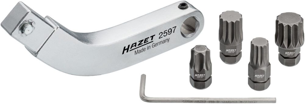 Produktbild Türscharnier Einsteckwerkzeug gebogener Bithalter Satz 2597-2/5 bild 3