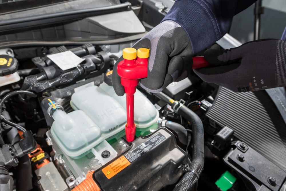 Produktbild Hazet Umschaltknarre für KFZ schutzisoliert 916KV 1/2 Zoll 260 mm bild 4