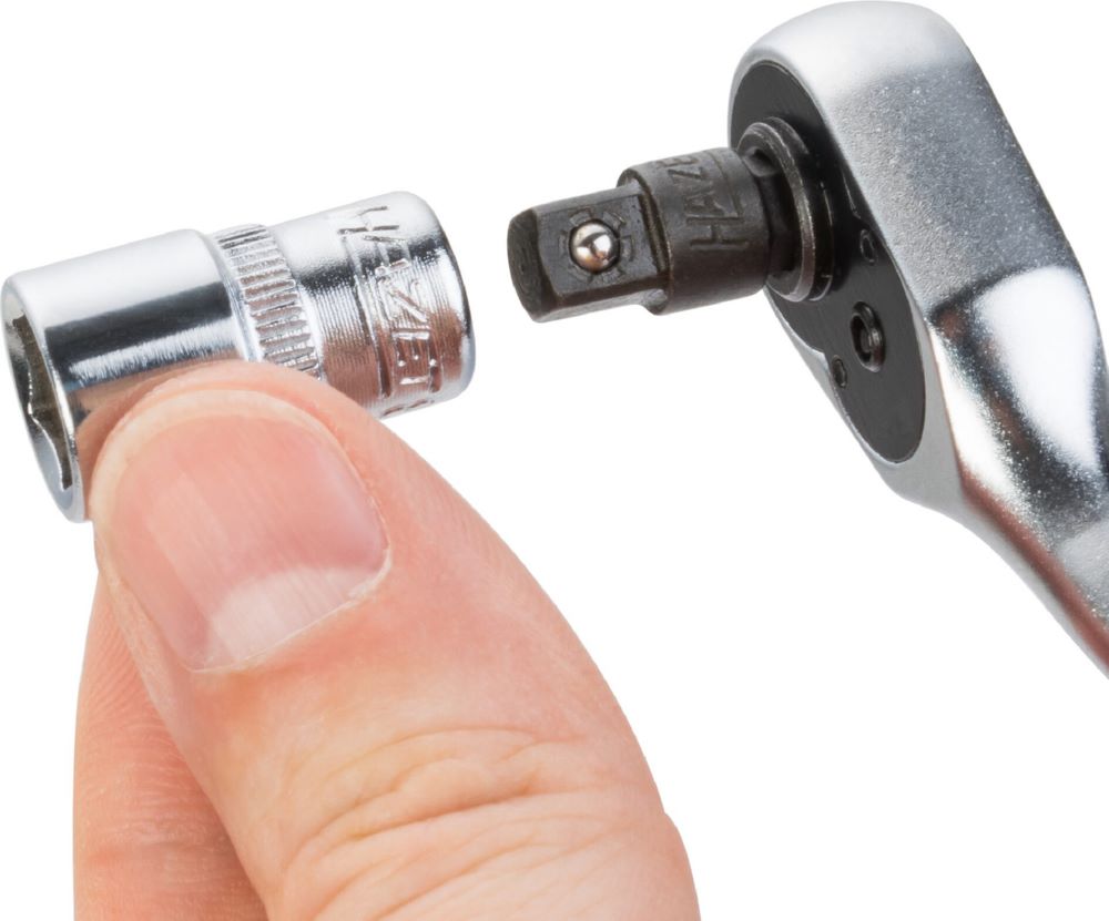 Produktbild Umschaltknarre Vollstahl für Bits 863MBIT 1/4 Zoll 89 mm bild 2