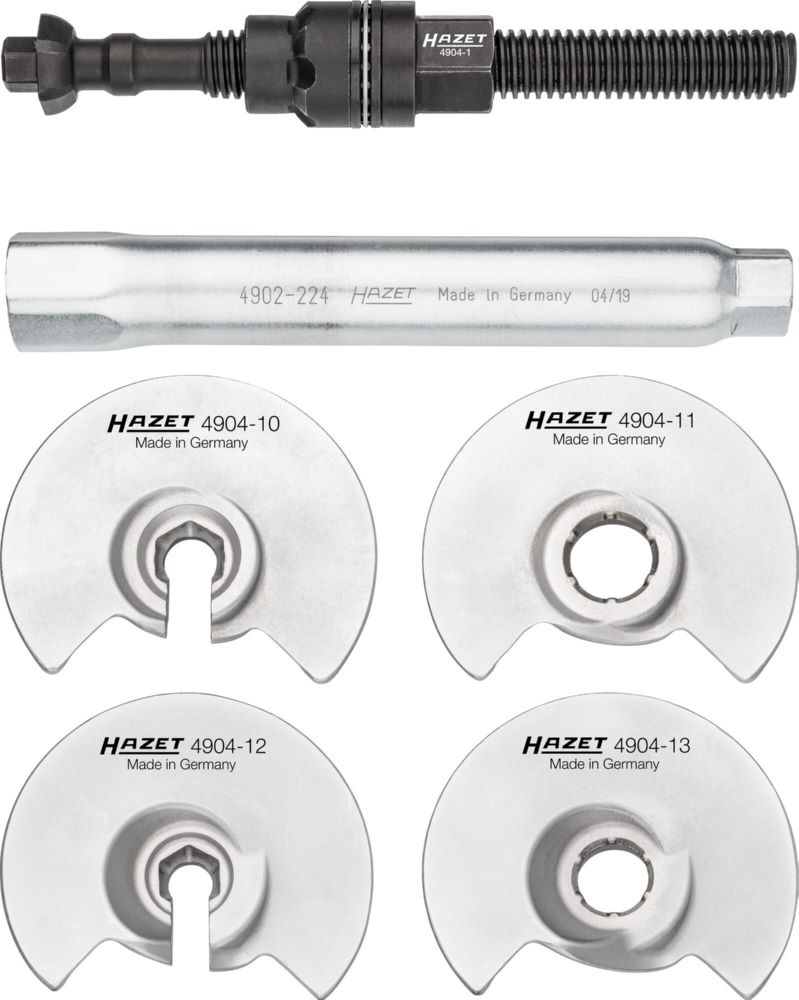 Produktbild Hazet Universal Innenfederspanner KFZ Satz 4904/6 6 teilig bild 2