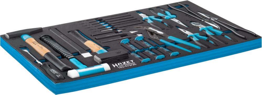 Produktbild Hazet Universal Werkzeug Satz 163-479/26 mit 26 Teilen Safety Insert System bild 2