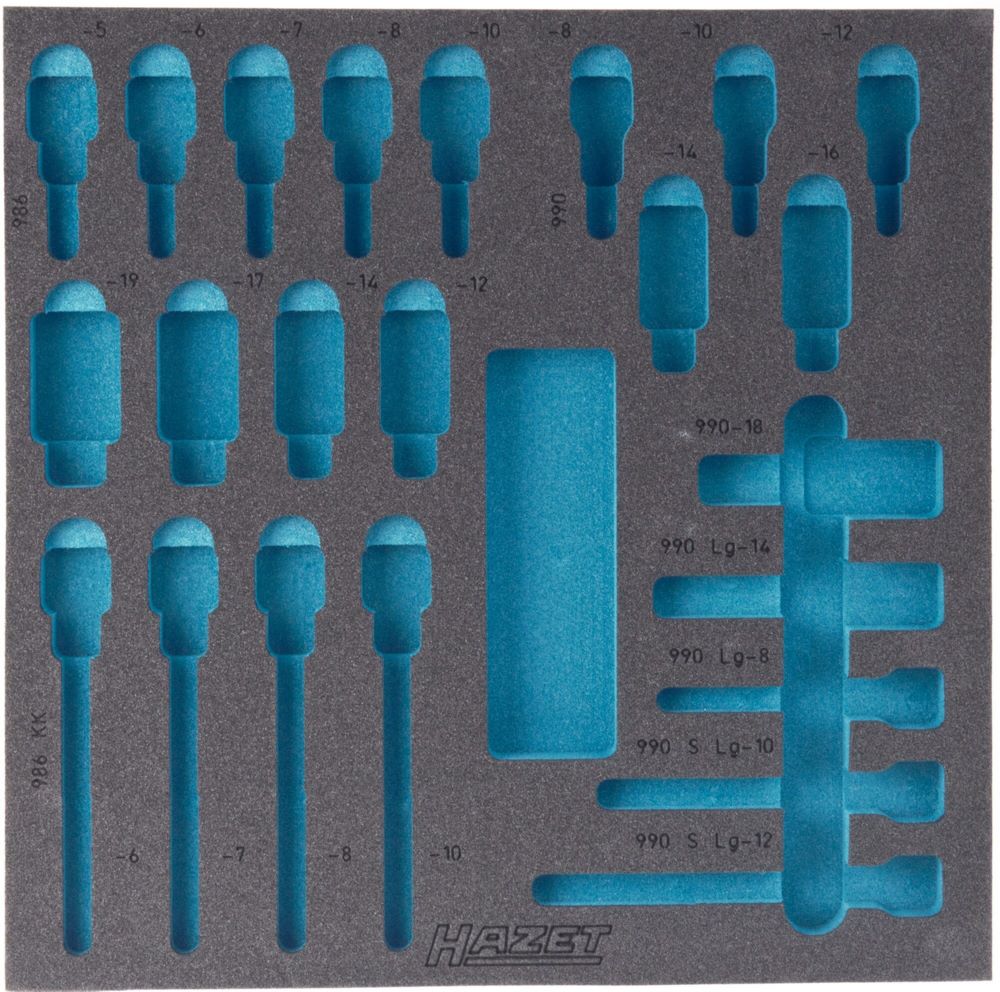 Produktbild Hazet 2 Komponenten Weichschaumeinlage 163-119 L Länge 344 x Breite 342 mm