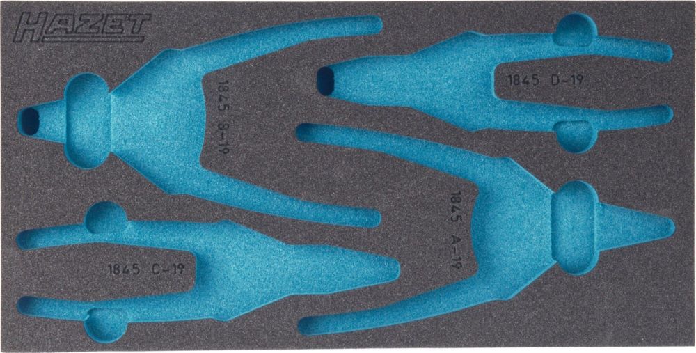 Produktbild Hazet 2-Komponenten Weichschaumeinlage 163-124L leer L x B 342 x 172 mm