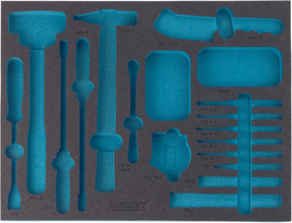 Produktbild Hazet 2 Komponenten Weichschaumeinlage 163-143L L 519 x B 392 mm