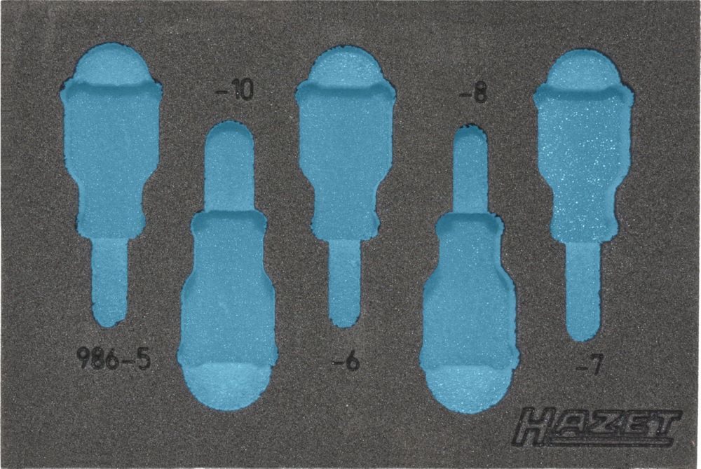 Produktbild Hazet 2-Komponenten Weichschaumeinlage leer 163-215L  L x B 172 mm x 114 mm