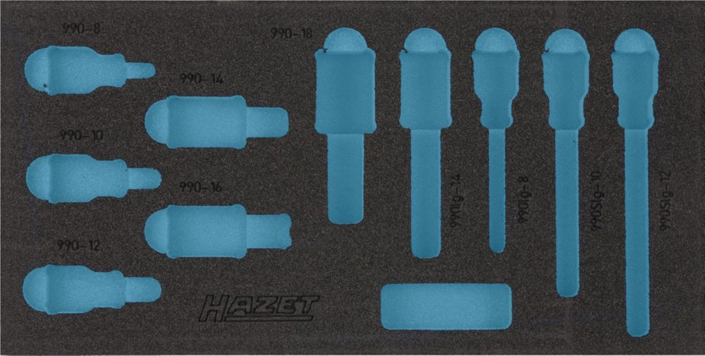 Produktbild Hazet 2 Komponenten Weichschaumeinlage 163 - 221 Liter leer 342 x 172 mm