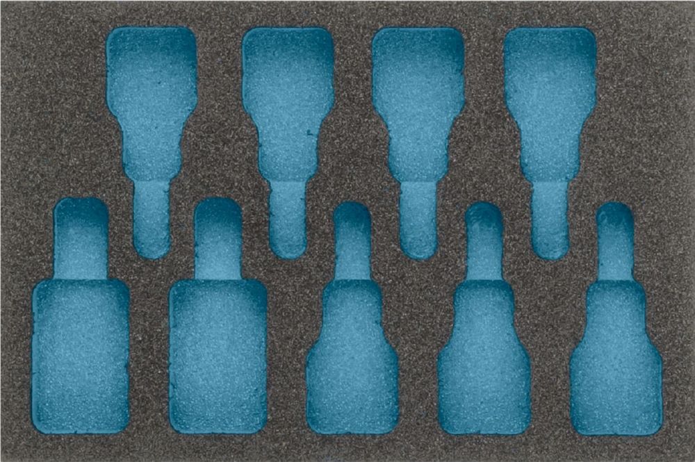 Produktbild Hazet 2-Komponenten Weichschaumeinlage 163-271L L x B 172 x 114 mm leer