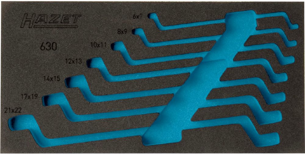 Produktbild Hazet 2-Komponenten Weichschaumeinlage leer 163-296L L x B 342 x 172 mm