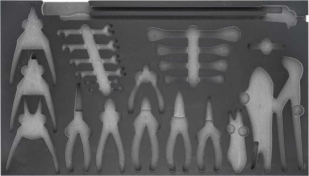 Produktbild Hazet 2 Komponenten Weichschaumeinlage 163-319L für Werkzeug Ordnungssystem