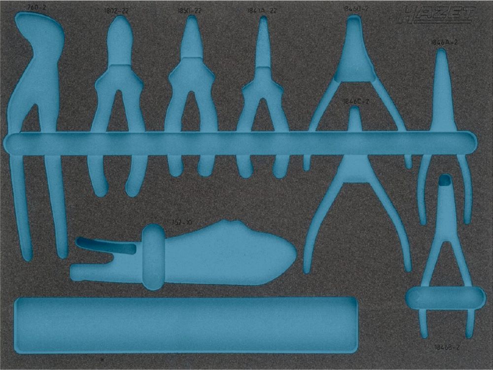 Produktbild Hazet 2 Komponenten Weichschaumeinlage leer 63-370L L 519 x B 392 mm