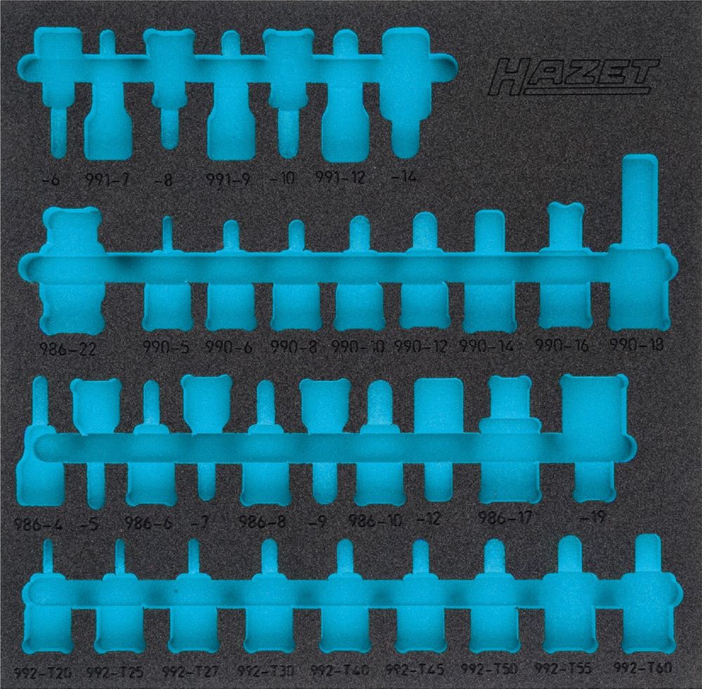 Produktbild Hazet 2 Komponenten Weichschaumeinlage 163 - 407 Liter  L x B 344 x 342 mm