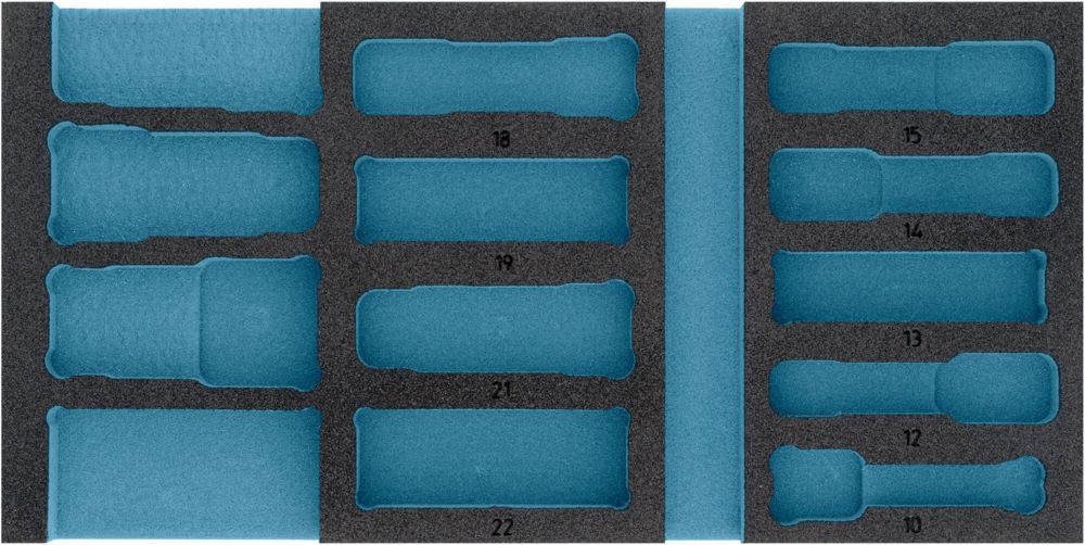 Produktbild Hazet 2-Komponenten Weichschaumeinlage 163-459L L 342 x B 172 mm leer