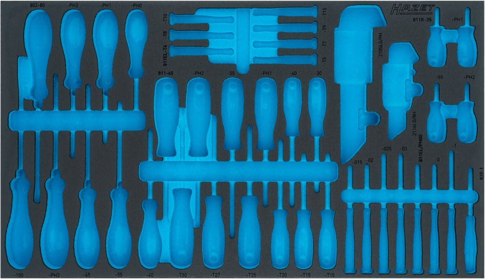 Produktbild Hazet 2 Komponenten Weichschaumeinlage L 691 x B 392 mm 163 - 480 LN