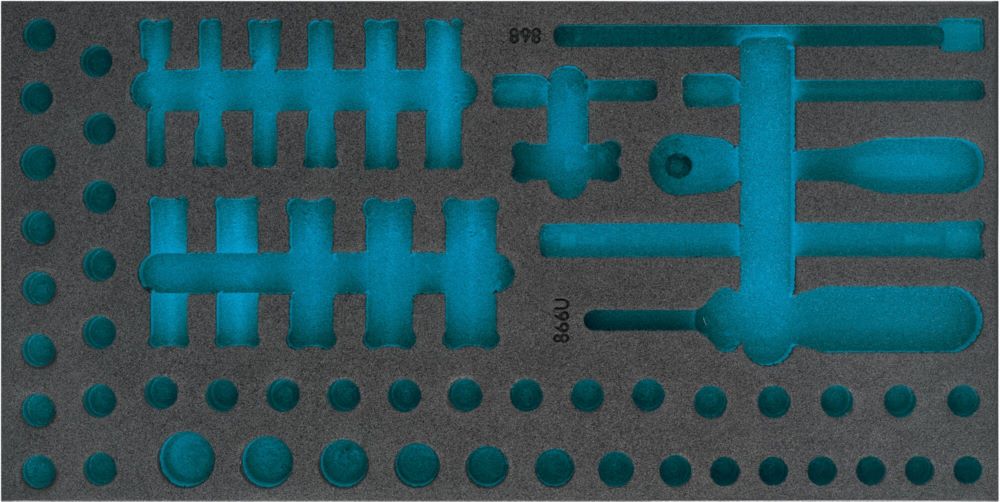 Produktbild Hazet 2 Komponenten Weichschaumeinlage L 342 x B 172 mm 163 - 490 Liter