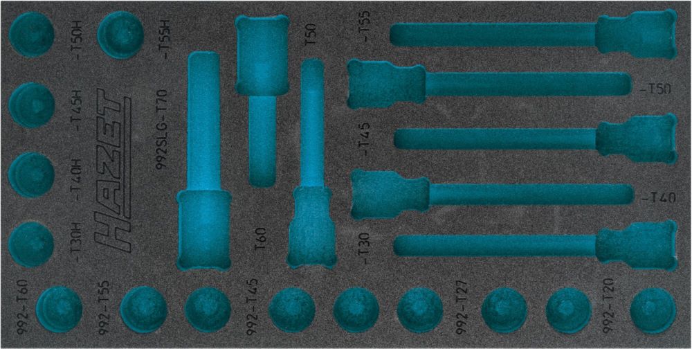 Produktbild Hazet 2 Komponenten Weichschaumeinlage 342 x 172 mm leer 163 - 492 Liter