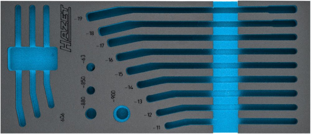 Produktbild Hazet 2 Komponenten Weichschaumeinlage 163 - 515 L leer 392 mm x 172 mm