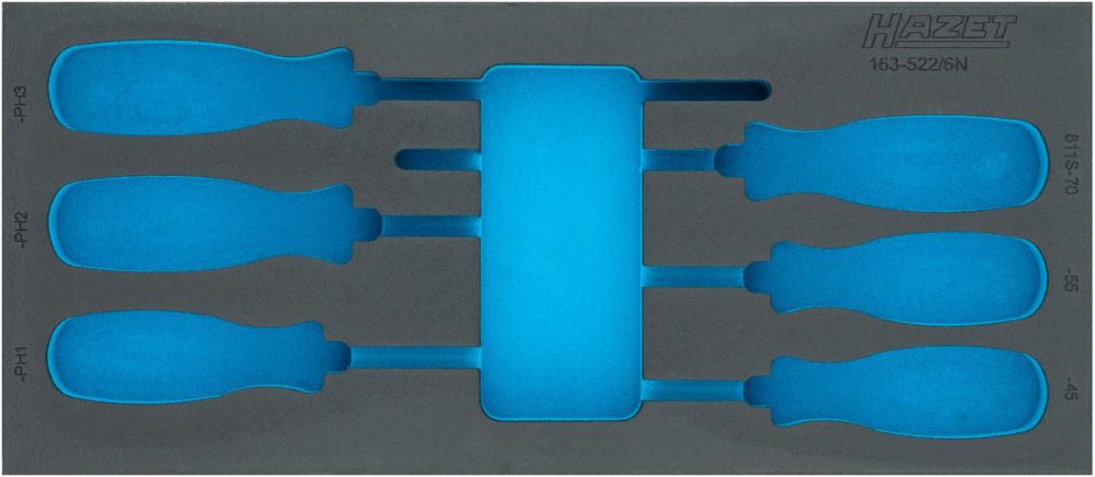 Produktbild Hazet 2 Komponenten Weichschaumeinlage 163 - 522 LN Länge 392 x Breite 172 mm