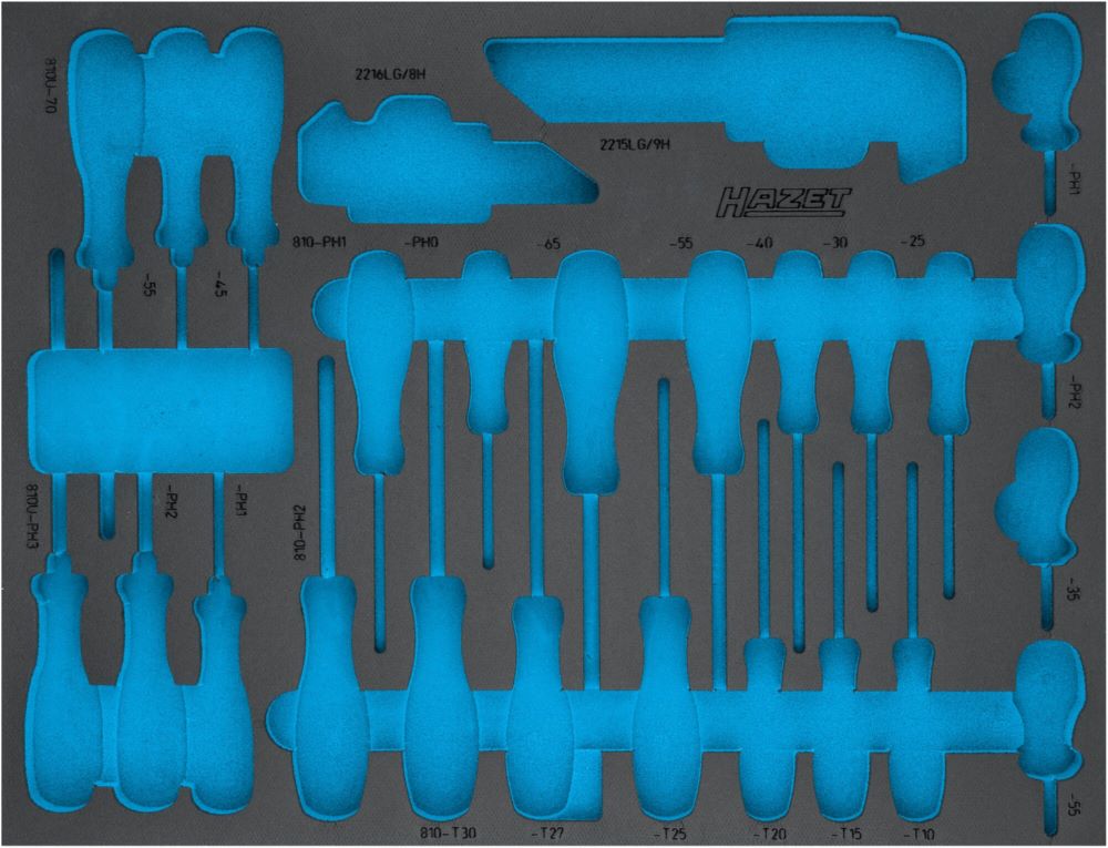 Produktbild Hazet 2 Komponenten Weichschaumeinlage 163 - 526 Liter Länge 519 x Breite 392 mm