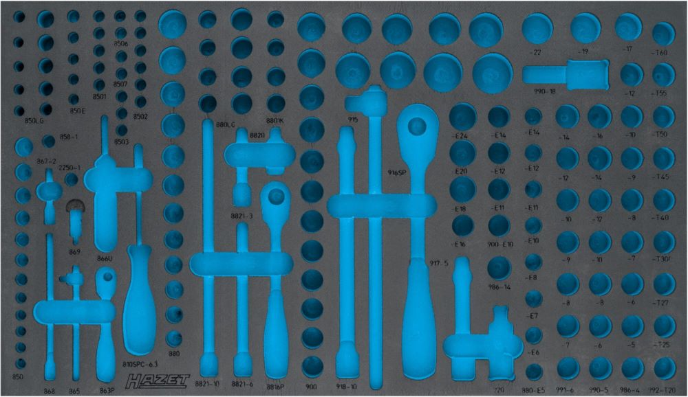 Produktbild Hazet 2-Komponenten Weichschaumeinlage Passend für HAZET Modell 163-549