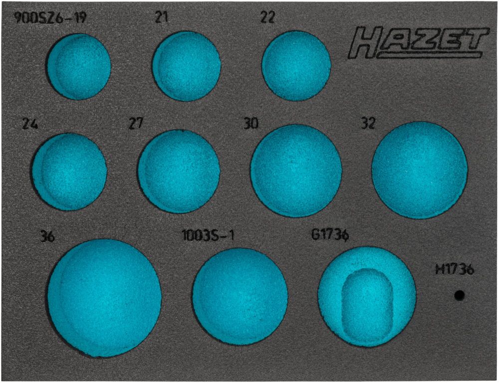 Produktbild Hazet 2 Komponenten Weichschaumeinlage leer 163 - 588 Liter