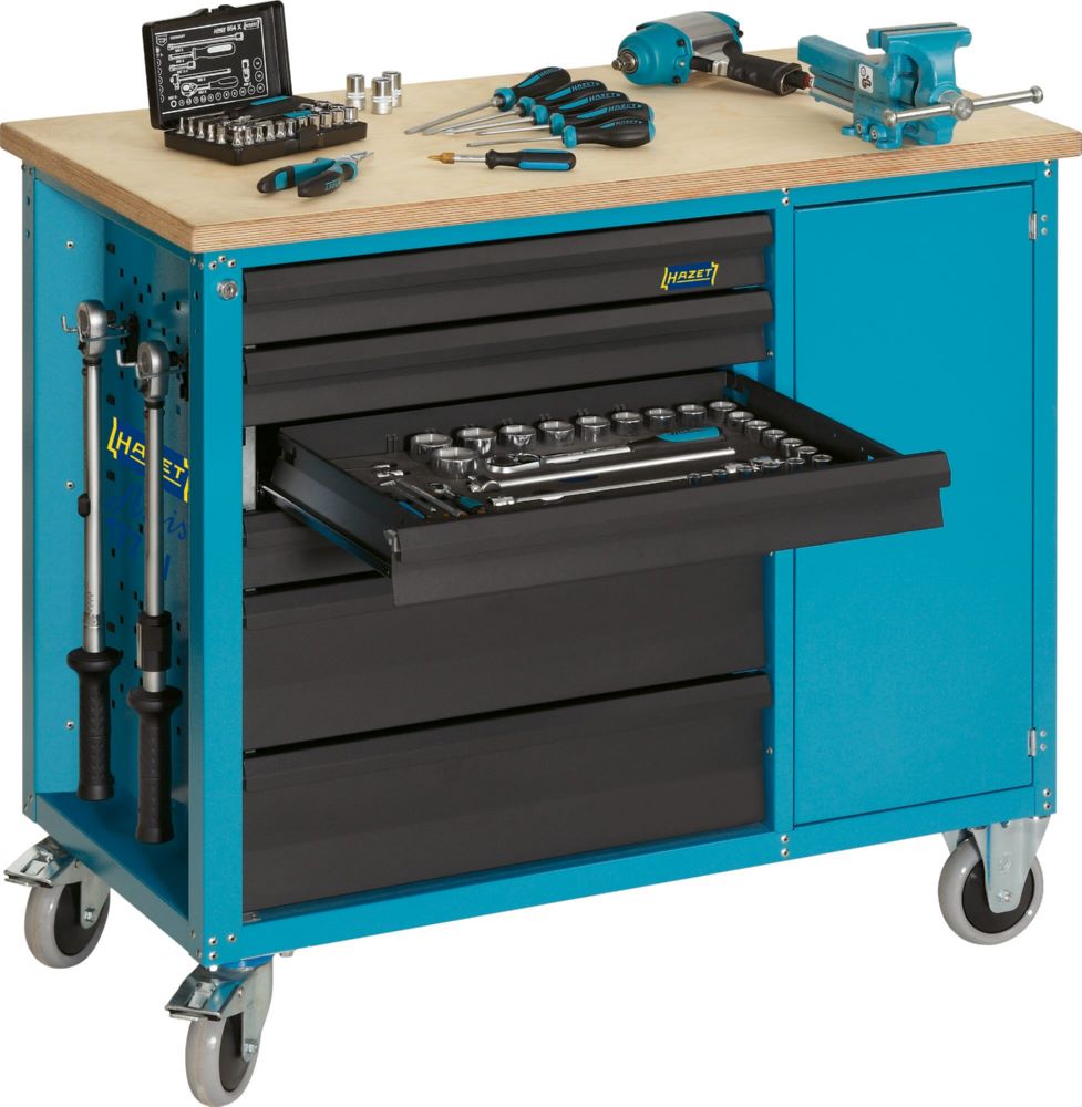 Produktbild Hazet Fahrbare Werkbank Assistent 177W mit 7 Schubladen 1040 x 520 x 934 mm bild 7