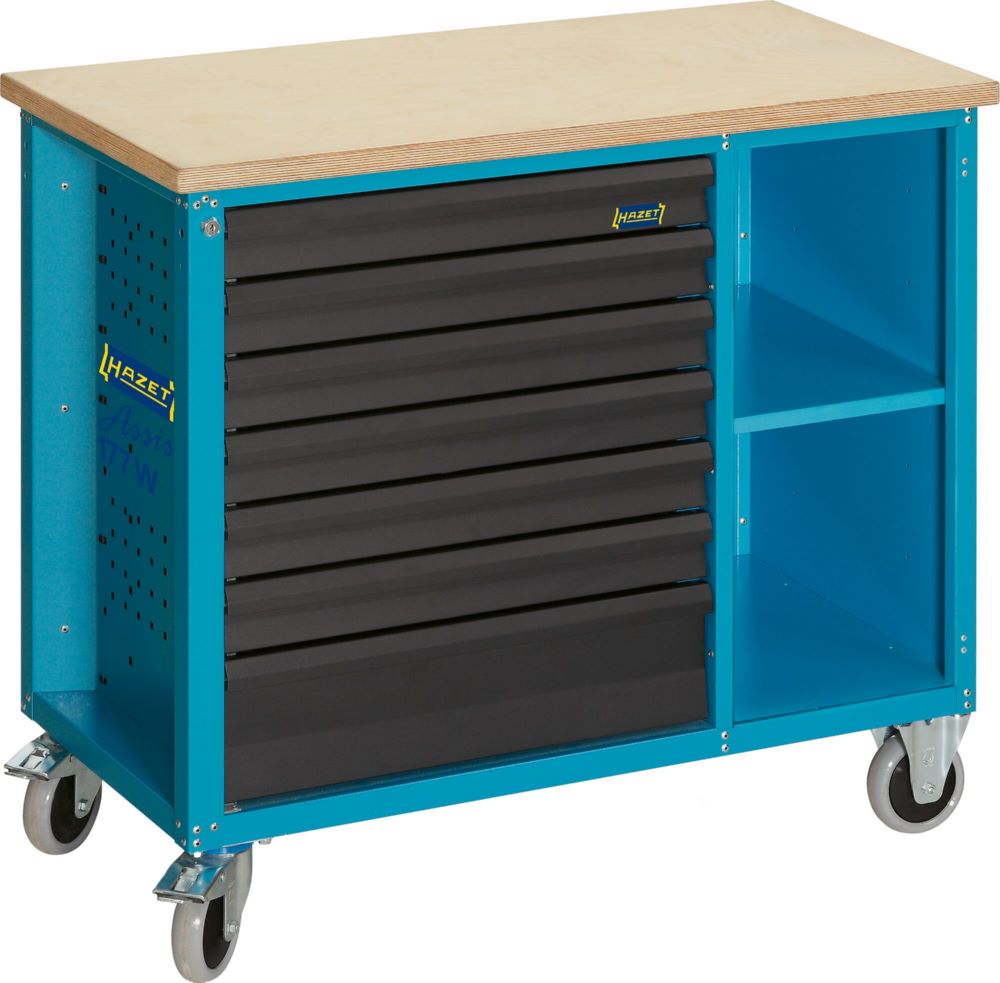 Produktbild Hazet Fahrbare Werkbank Assistent 177W mit Dosenhalter 1040 x 520 x 934 mm bild 5