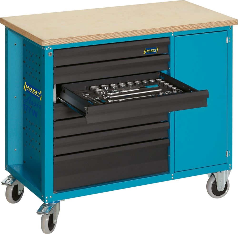 Produktbild Hazet Fahrbare Werkbank Assistent 177W mit Dosenhalter 1040 x 520 x 934 mm bild 7