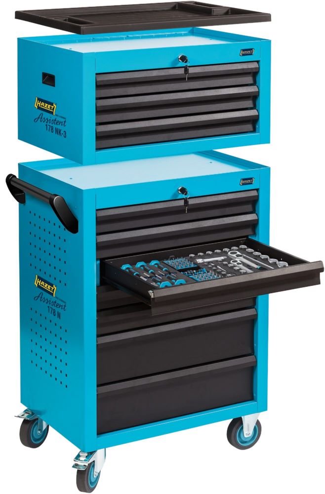Produktbild Hazet Werkstattwagen Assistent 178N-10 dynamische Tragkraft 480 kg 781 x 498 x 1410 mm bild 7