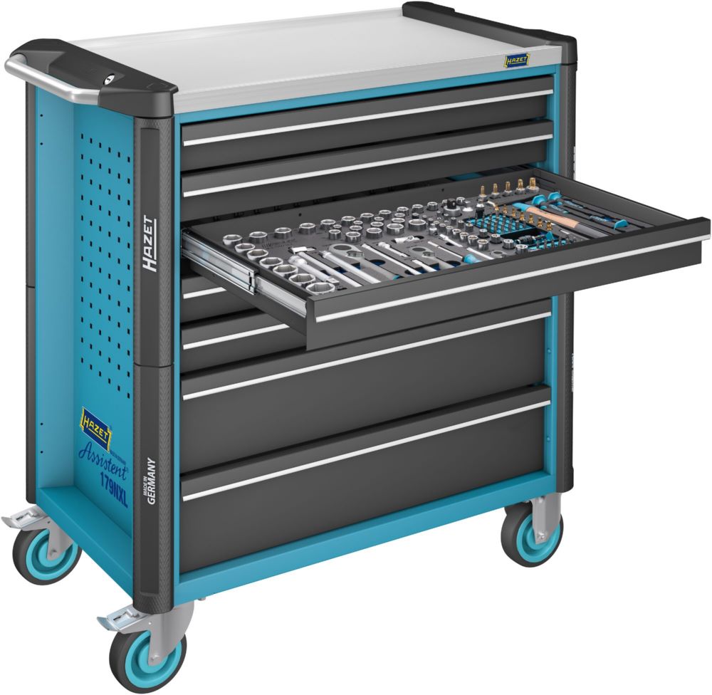 Produktbild Hazet Werkstattwagen Assistent 179NXL mit Edelstahl Arbeitsfläche 959 x 518 x 1020 mm bild 8