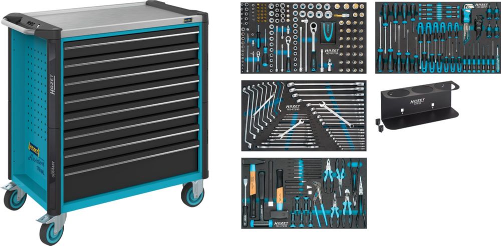 Produktbild Hazet Fahrbare Werkstattwagen Assistent 179NXL 959 x 518 x 1020 mm 317 Teile bild 7