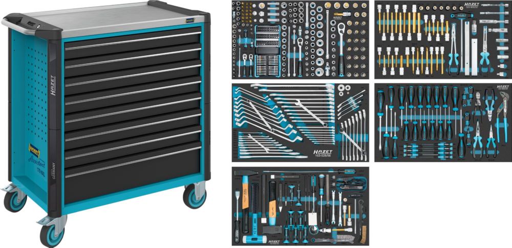 Produktbild Hazet Fahrbare Werkstattwagen Assistent 179NXL L 959 x B 518 mm x H 1020 mm 440 Teile