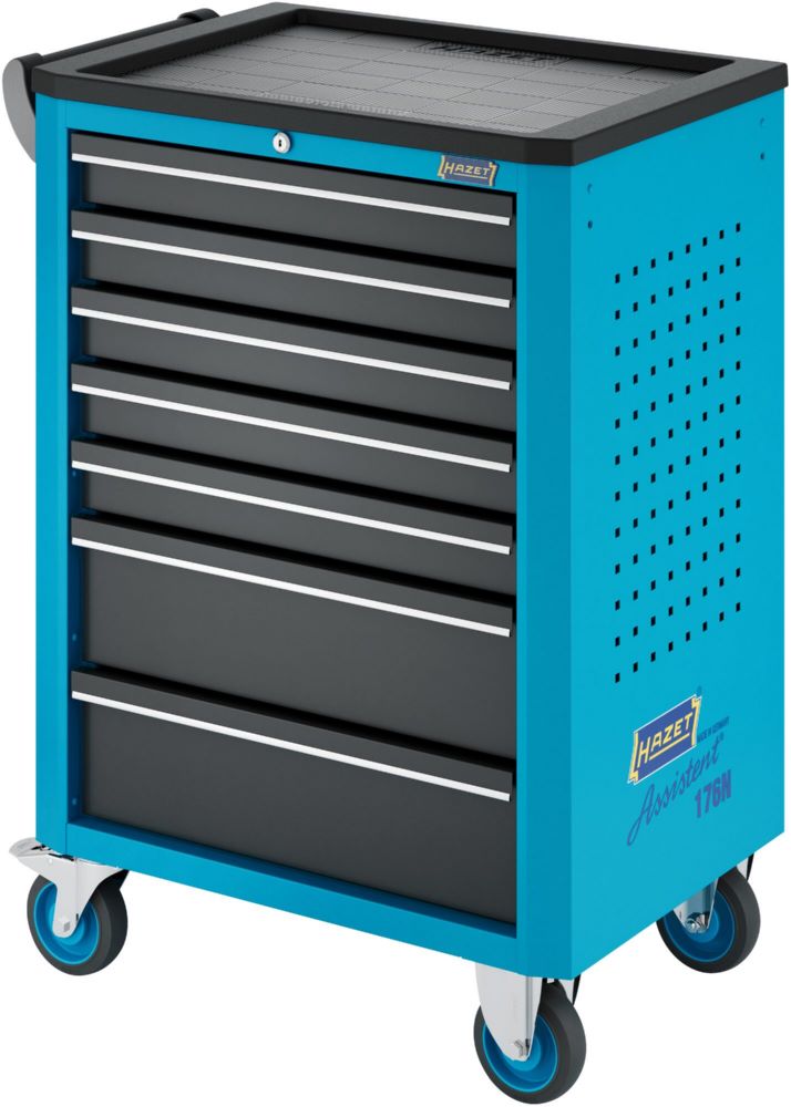 Produktbild Hazet Werkstattwagen Assistent fahrbar 176N-7 Sortiment 193 teilig 500 x 780 x 1018 mm