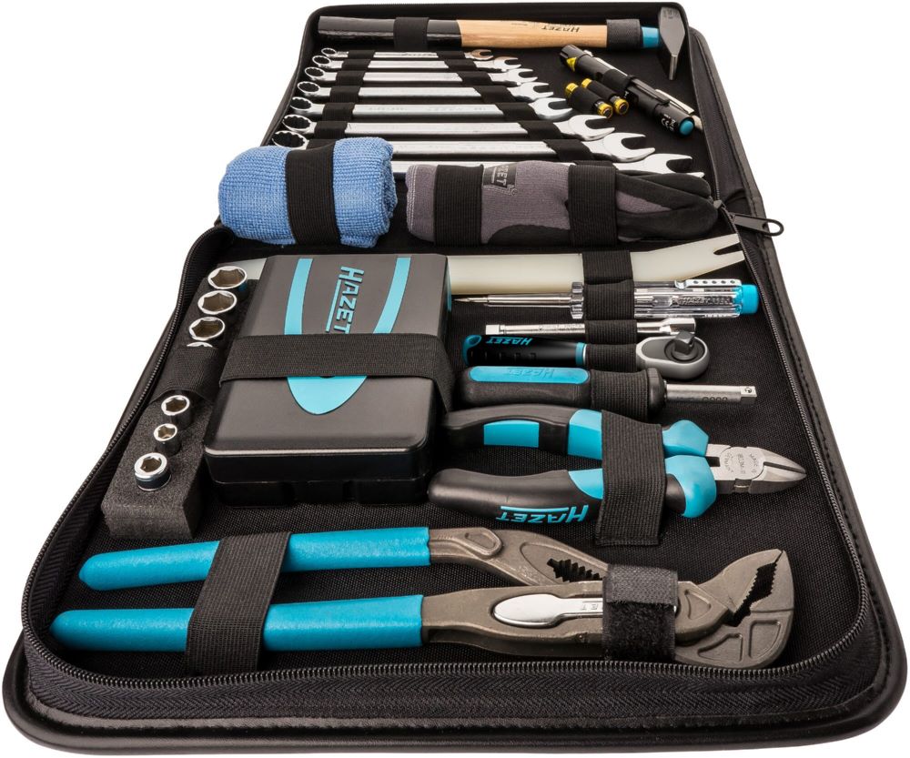 Produktbild Hazet Werkzeug Ledertasche mit Sortiment 1520/64 mit Tractionsprofilen 1/4 Zoll bild 5