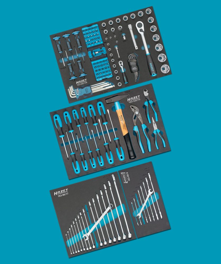 Produktbild Hazet Werkzeug Sortiment 0-178N/147 Safety Insert System 147 teilig