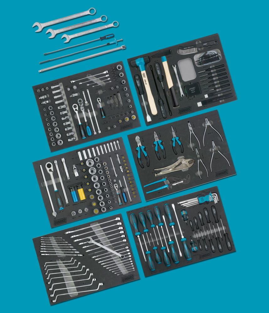 Produktbild Hazet Werkzeug Sortiment in Weichschaumeinlage 0-2900-163/264-BMW 264 Teile