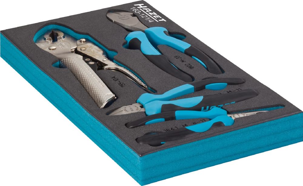 Produktbild Hazet Zangen Satz 163-121/4 im Ordnungssystem 4 teilig bild 3