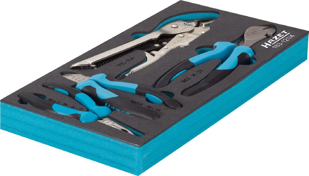 Produktbild Hazet Zangen Satz 163-121/4 im Ordnungssystem 4 teilig bild 4
