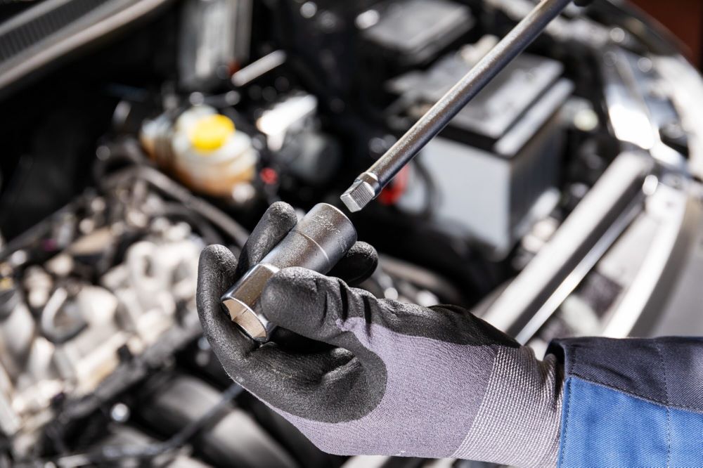 Produktbild Zündkerzen Steckschlüsseleinsatz 880KF Außen Sechskant Profil SW 20,8 mm bild 3