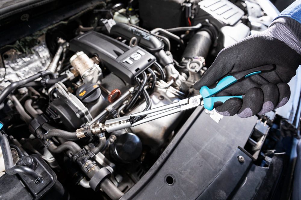 Produktbild KFZ Zündkerzensteckerzange für V6 V8 Motoren 1849-2 Länge 290 mm bild 2