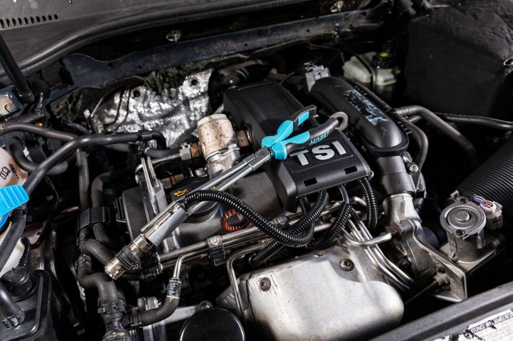 Produktbild KFZ Zündkerzensteckerzange für V6 V8 Motoren 1849-2 Länge 290 mm bild 4