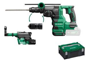 Produktbild Hikoki Akku Bohr und Meißelhammer DH1826DC mit Staubabsaugung Solo