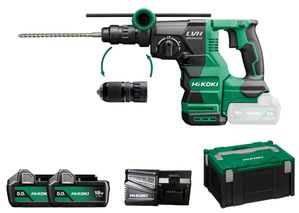 Produktbild Hikoki Akku Bohr und Meißelhammer Set DH1826DC 5,0 Ah