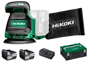 Produktbild Hikoki Akku Exzenterschleifer Set SV1813DA 5,0 Ah